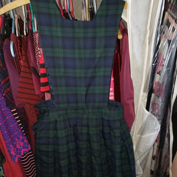 four owls Dresses & Skirts - Punk goth green plaid dress